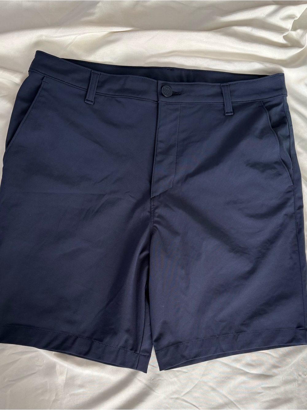 all in motion Men's Navy Flat Front Performance Shorts